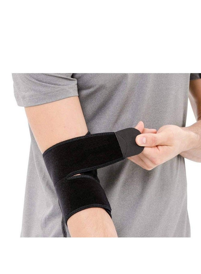 serveuttam Leosportz Elbow, Reversible Neoprene Support Brace for Joint, Arthritis Pain Relief, Tendonitis, Sports Injury Recovery, ES10, Black, 1 Count - Image 1