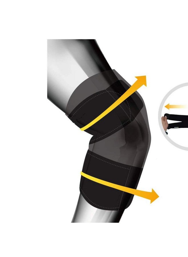 serveuttam Leosportz Elbow, Reversible Neoprene Support Brace for Joint, Arthritis Pain Relief, Tendonitis, Sports Injury Recovery, ES10, Black, 1 Count - Image 4