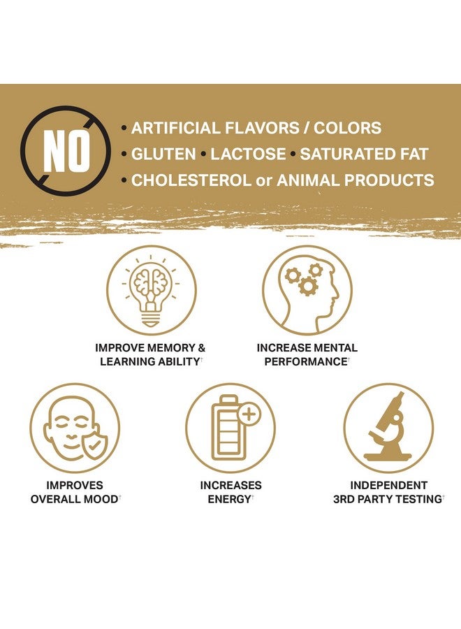 Ambrosia Mental Jewels Powder Cognitive Enhancer ; Increase Memory Communication Skills Concentration & Focus ; Decrease Reaction Time ; Alpha Gpc Choline Bacognize ; 30 Servings; Cherry Limeade - Image 3