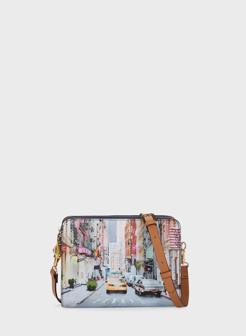 PARFOIS New York Printed Crossbody