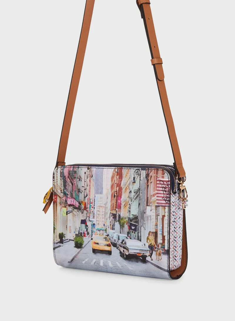 PARFOIS New York Printed Crossbody