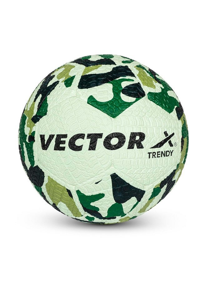 Vector X X Trendy Rubber Moulded Football | Training | Match | Sports | Playing | Practice | Multicolor | Size-5| - Image 1