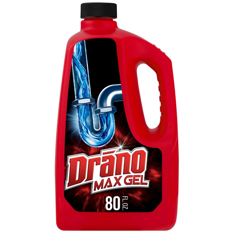 Drano Max Gel Clog Remover, 80 oz - Image 1