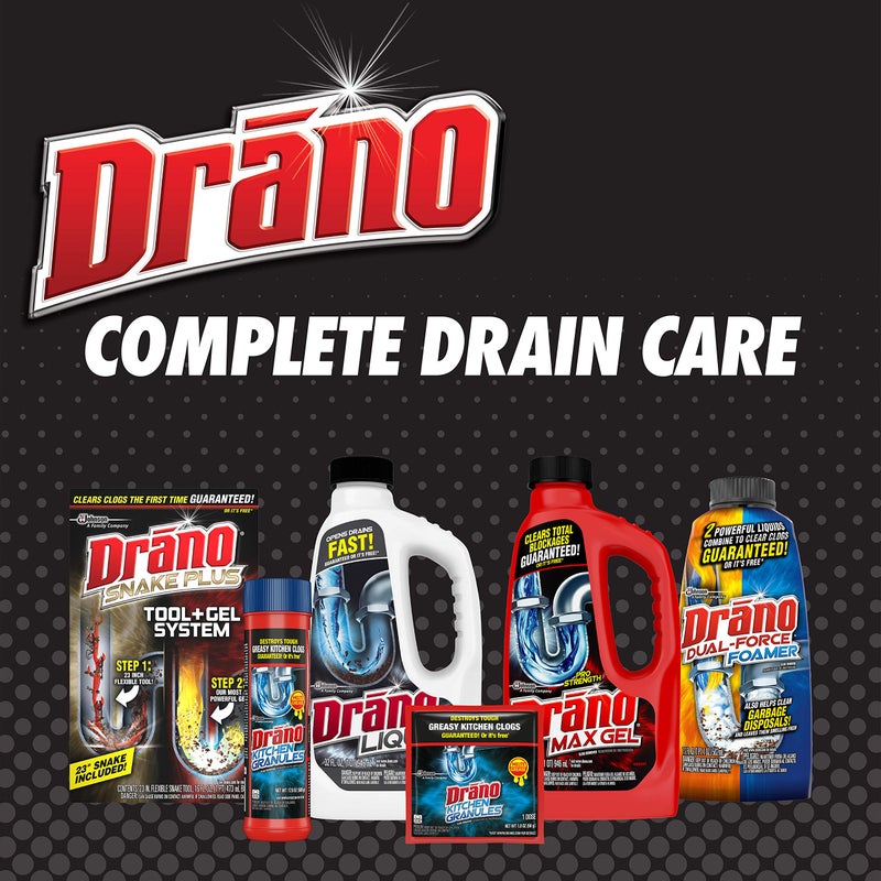 Drano Max Gel Clog Remover, 80 oz - Image 5