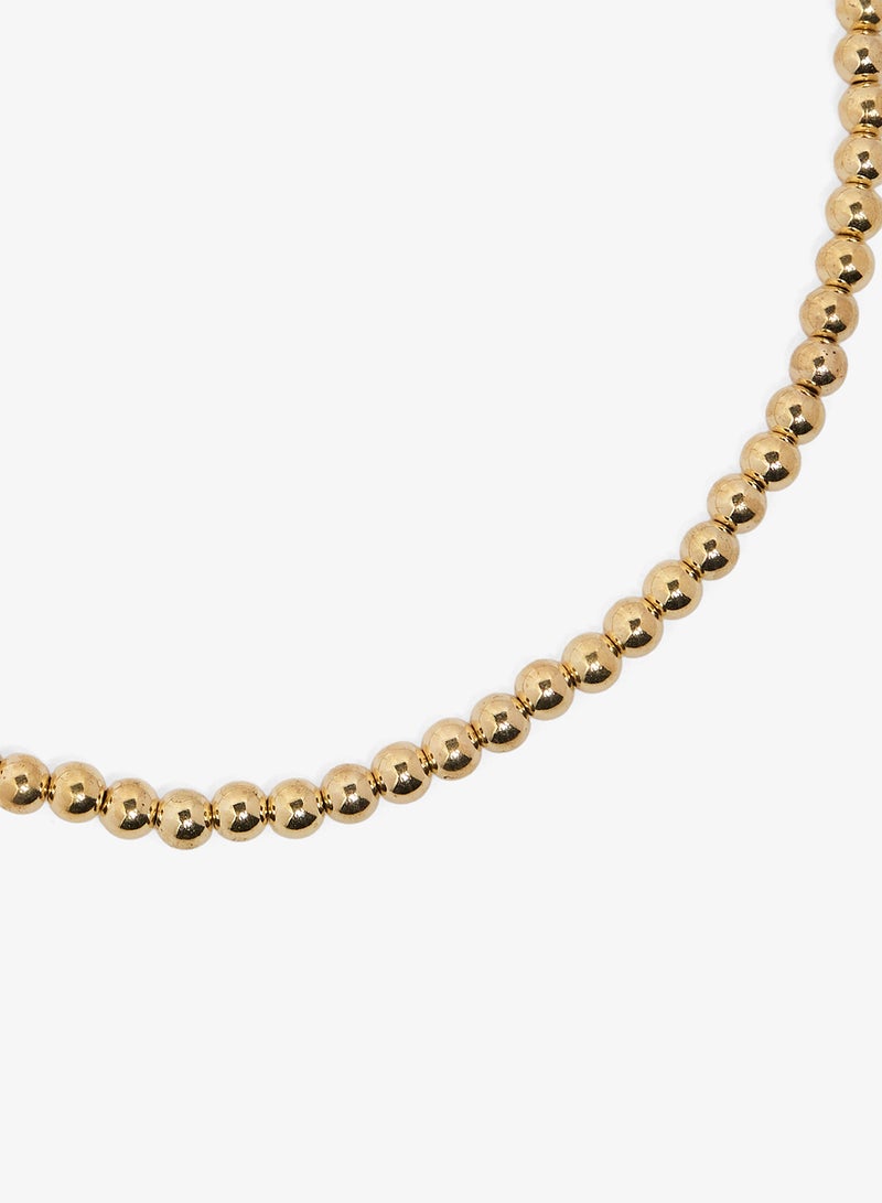 Ginger Gold Beaded Detail Necklaces - Image 5