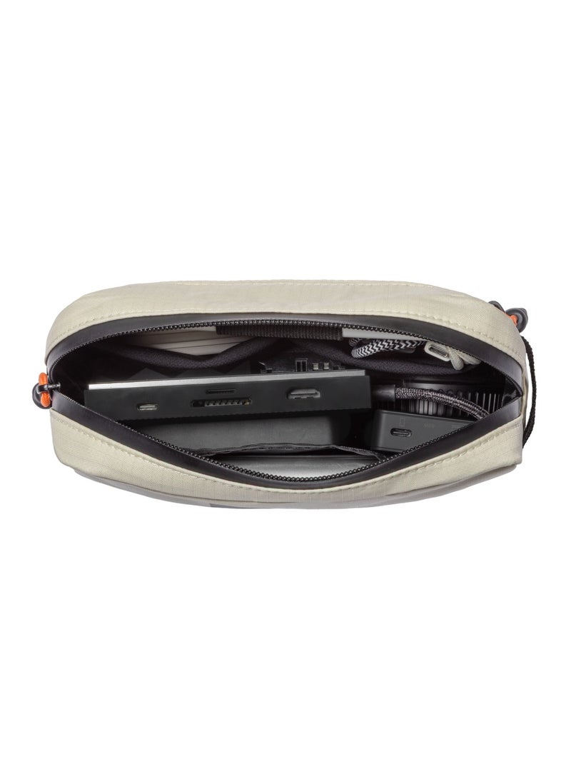 Native Union Active Organizer – Ultralight Tech & EDC Pouch, Water-Resistant Recycled Ripstop Fabric, Quick-Access Pocket, Exterior Loops, Travel & Everyday Carry Organizer - Sandstone - Image 4