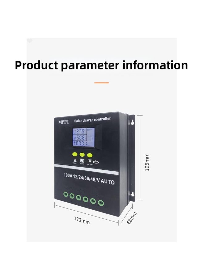Mppt Solar Controlled Charger Module 12V24V36V48V Solar Controller Fully Automatic Universal Type-Color:Mppt 12v24v36v48v Universal 50a Upgraded Model
