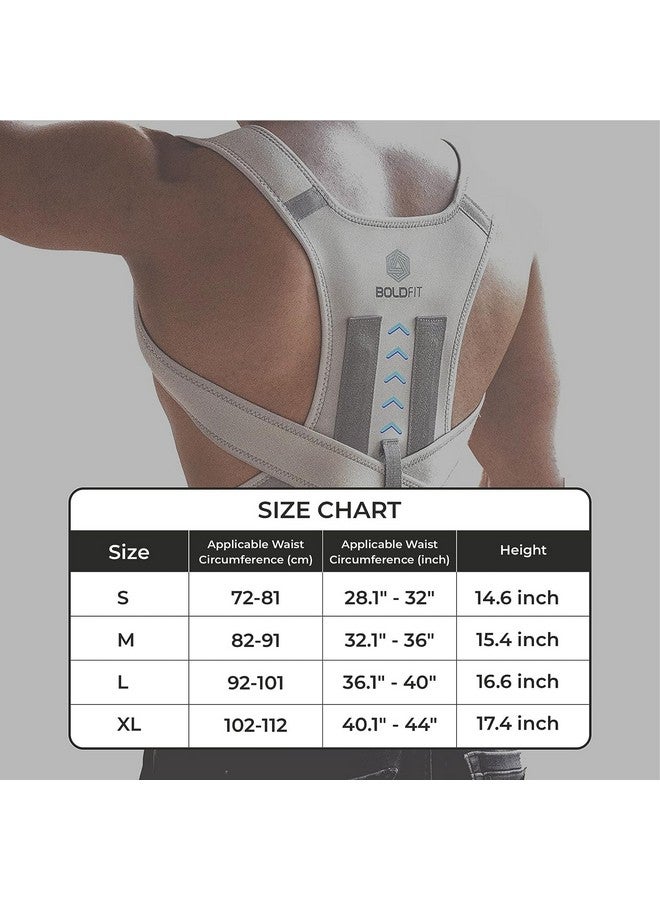 Boldfit Posture Corrector Back Support, Spine Posture Corrector Back Straight Belt for Men and Women-XLarge, Neoprene - Image 2