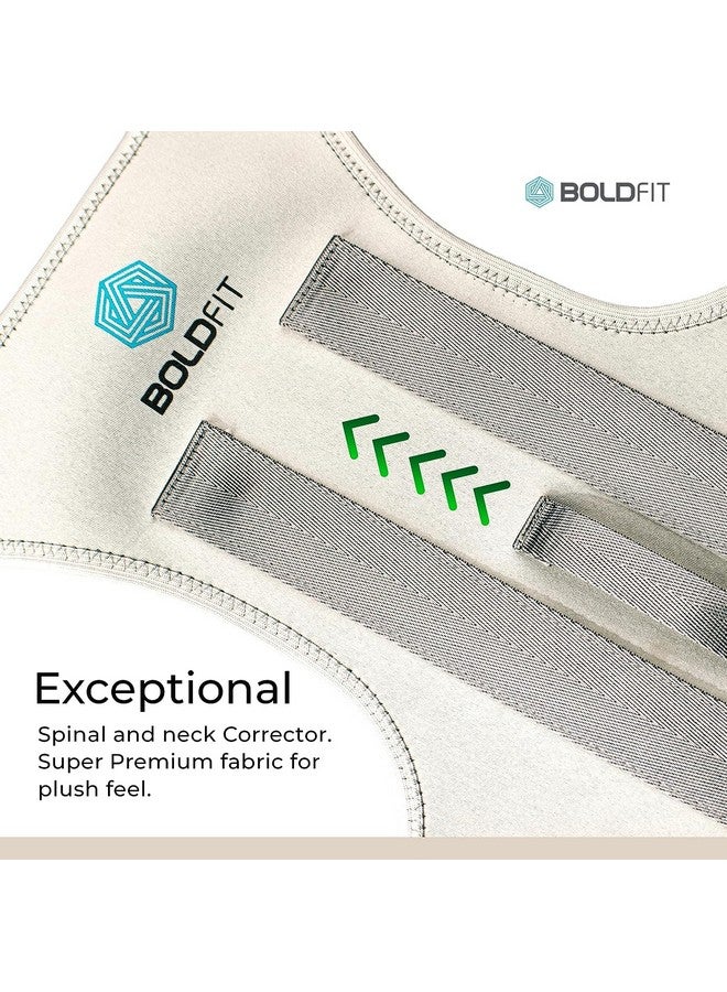 Boldfit Posture Corrector Back Support, Spine Posture Corrector Back Straight Belt for Men and Women-XLarge, Neoprene - Image 3