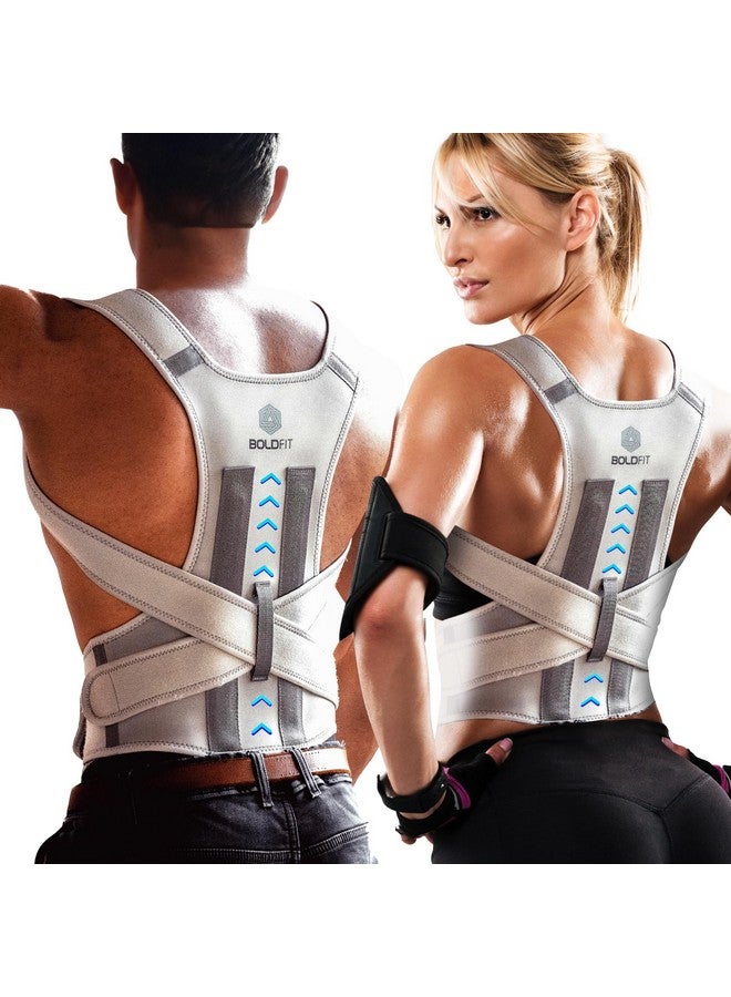 Boldfit Posture Corrector Back Support, Spine Posture Corrector Back Straight Belt for Men and Women-XLarge, Neoprene - Image 1