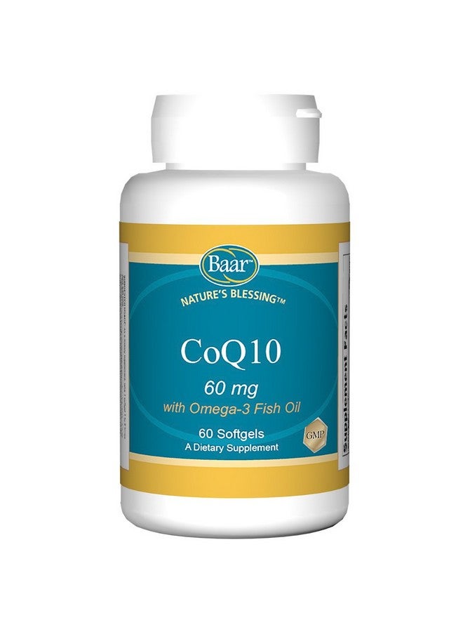 Baar Nature's Blessing CoQ10 with Omega-3 Fish Oil Softgels - Image 1