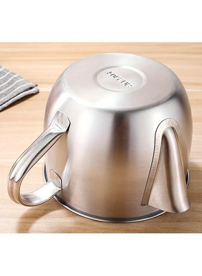 Stainless Steel Fat Separator 500ml Silvery Oil Gravy Strainer With Pour Spout - Image 3