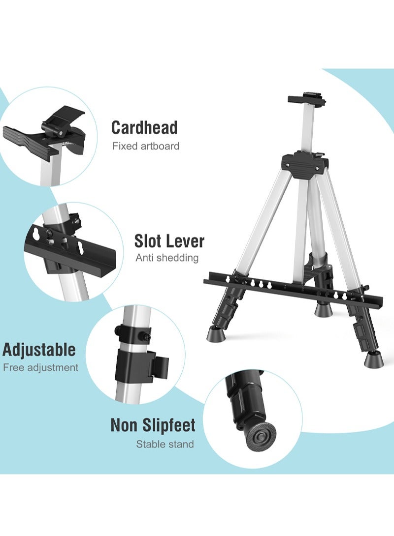 Kidle Portable Aluminum Tripod Easel - Lightweight & Sturdy Foldable Design & Durable Fade-Resistant Finish - Image 5