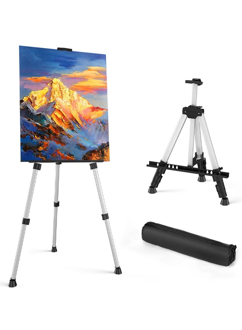 Kidle Portable Aluminum Tripod Easel - Lightweight & Sturdy Foldable Design & Durable Fade-Resistant Finish - Image 1