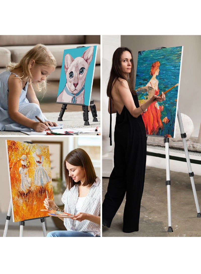 Kidle Portable Aluminum Tripod Easel - Lightweight & Sturdy Foldable Design & Durable Fade-Resistant Finish - Image 4