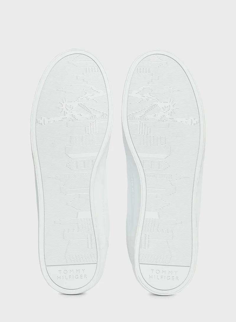 TOMMY HILFIGER Stripe Low Top Lace Up Sneakers