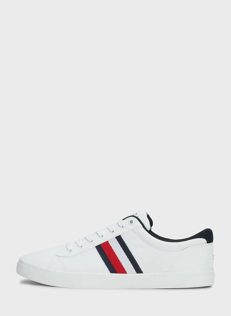 TOMMY HILFIGER Stripe Low Top Lace Up Sneakers