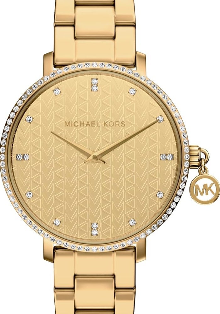 مايكل كورس Women Michael Kors Women's Pyper Two-Hand Gold-Tone Stainless Steel Watch MK7572 - Image 1