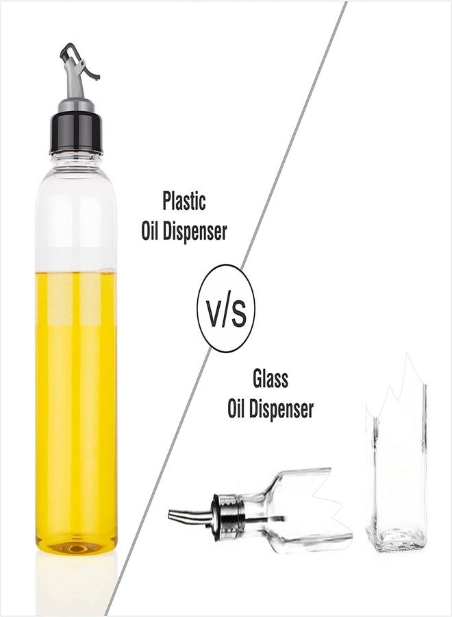 Six Sigma SIXSIGMA® Plastic Oil Bottle Leak-Proof Soy Sauce Liquid Beverages Vinegar Storage, Oil Bottle, Oil Dispenser, Oil Dispenser for Kitchen, 500ml (Pack-2) - Image 5