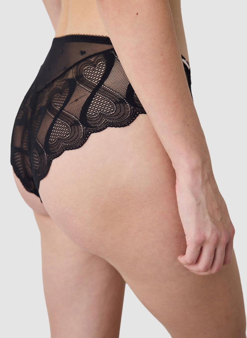 Penti Black Bold Lace Hipster - Image 2