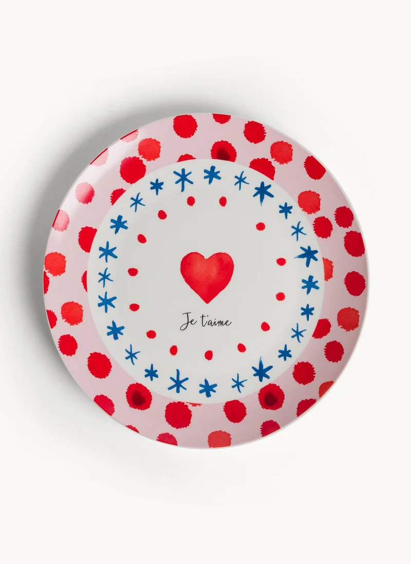 سيمبلي كيتشن Mon Amour Bone China Serving Plate Elegant