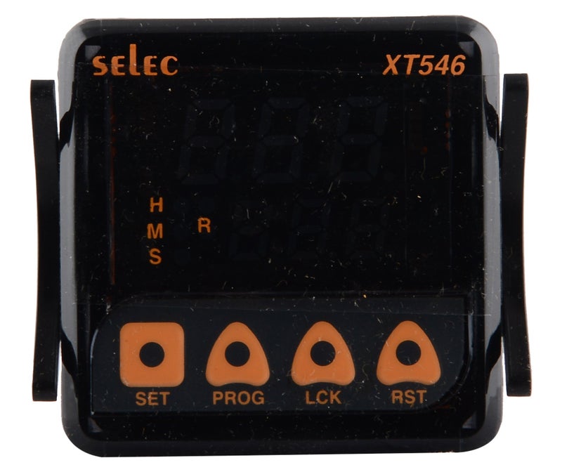 Selec XT546 Digital Timer Dual Display (Black, 94 x 48 x 48 mm) - Image 4