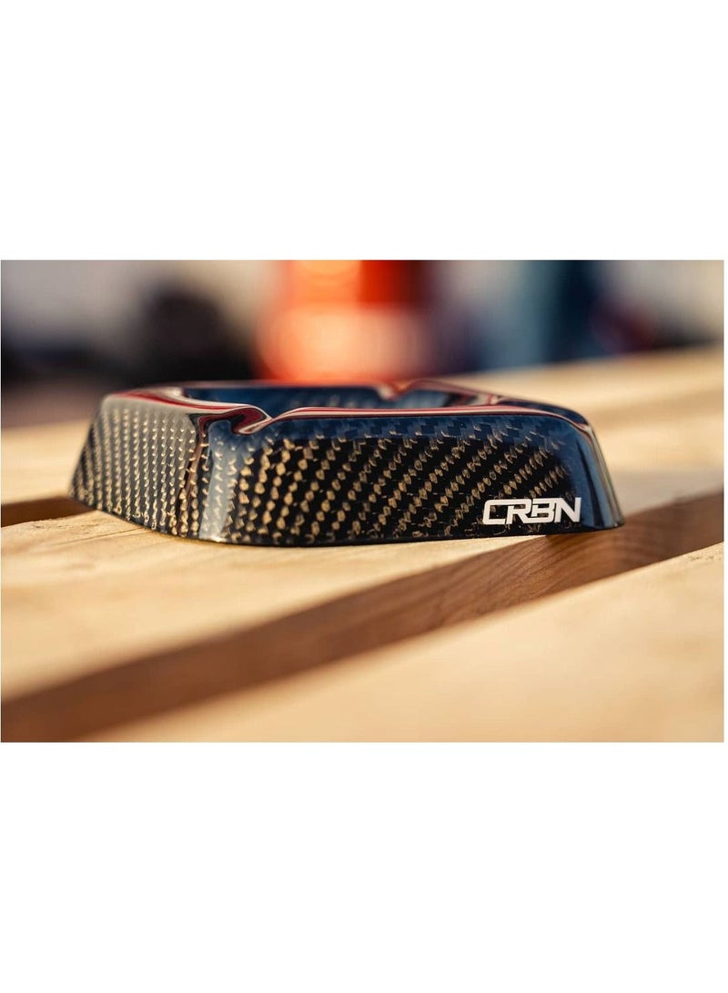 crbn Real Carbon Fiber ASHTRAYS with 4-Cigar Rests for Home and Office by CRBN  - Image 3
