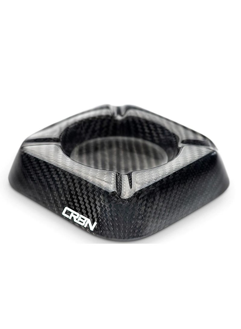 crbn Real Carbon Fiber ASHTRAYS with 4-Cigar Rests for Home and Office by CRBN  - Image 1