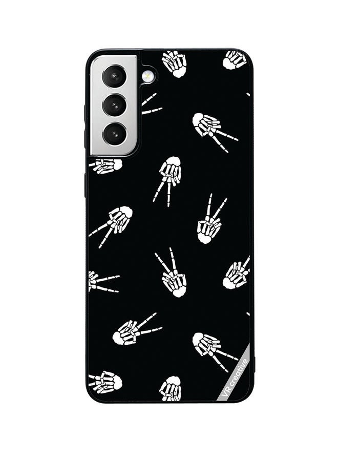 VR CREATIVE Protective Case Cover For Samsung Galaxy S22 5G Hallowen Design Multicolour - Image 1