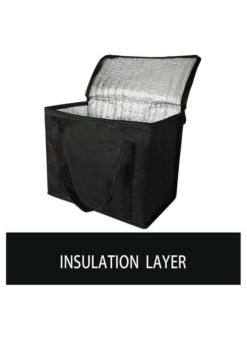 General 2 Insulated Reusable Shopping Bags with Zipper Top, XL, Large, Frozen Food Cold, Refrigerated Shopping Accessories, Insulated Bags  - Image 3