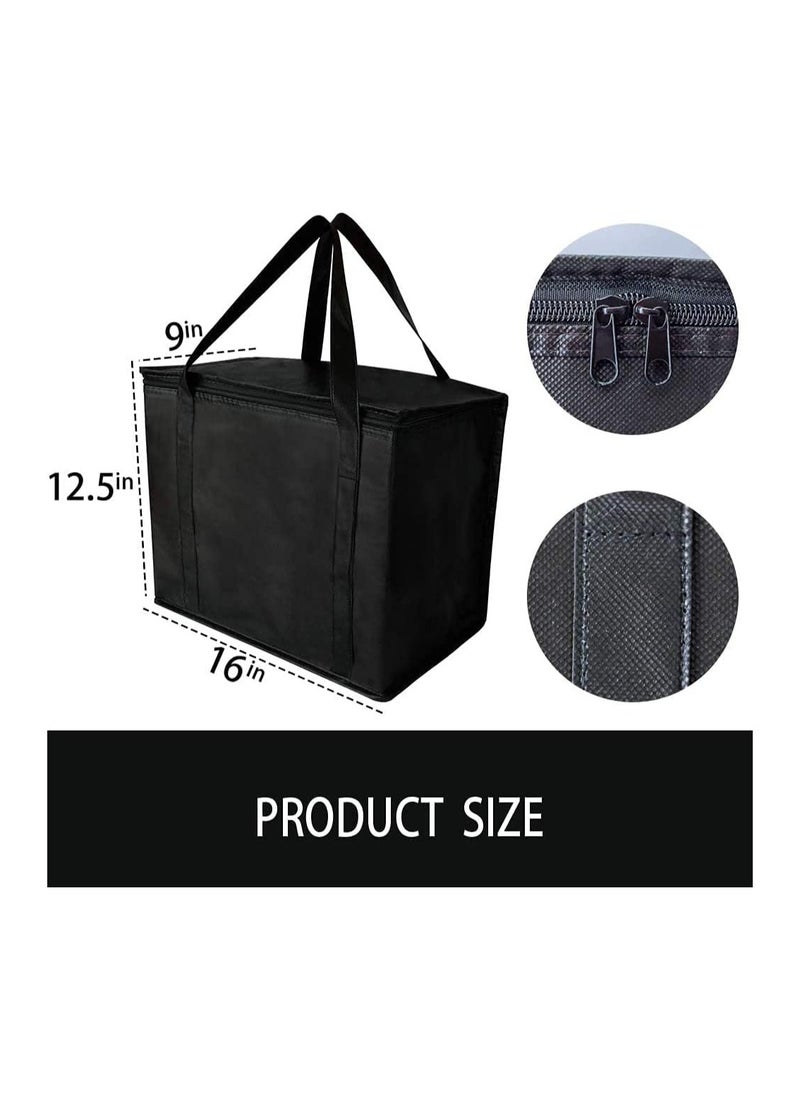 General 2 Insulated Reusable Shopping Bags with Zipper Top, XL, Large, Frozen Food Cold, Refrigerated Shopping Accessories, Insulated Bags  - Image 2