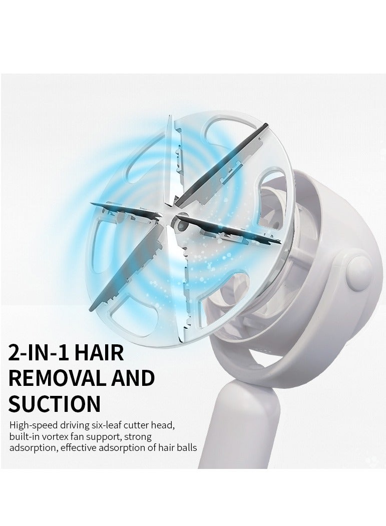 SYOSI Rechargeable Fabric Shaver Efficient and Durable Lint Remover Portable Sweater Shaver with 3 Speeds LED Digital Display and 6 Leaf Blades Lint Remover for Clothes Carpets Sofas and Furniture - Image 4