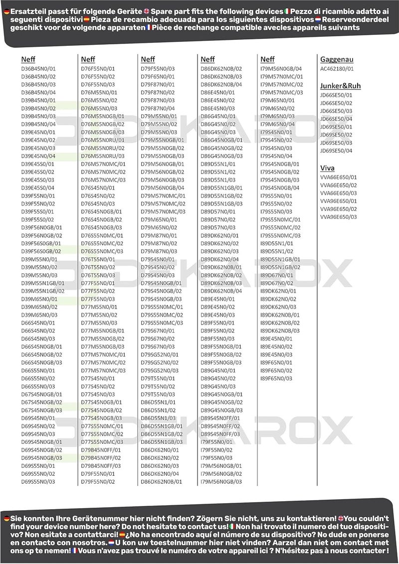 Dekarox مصباح هالوجين مع غطاء 20 واط 12 فولت لبوش سيمنز نيف 629022 00629022 لشفاط المطبخ - Image 3