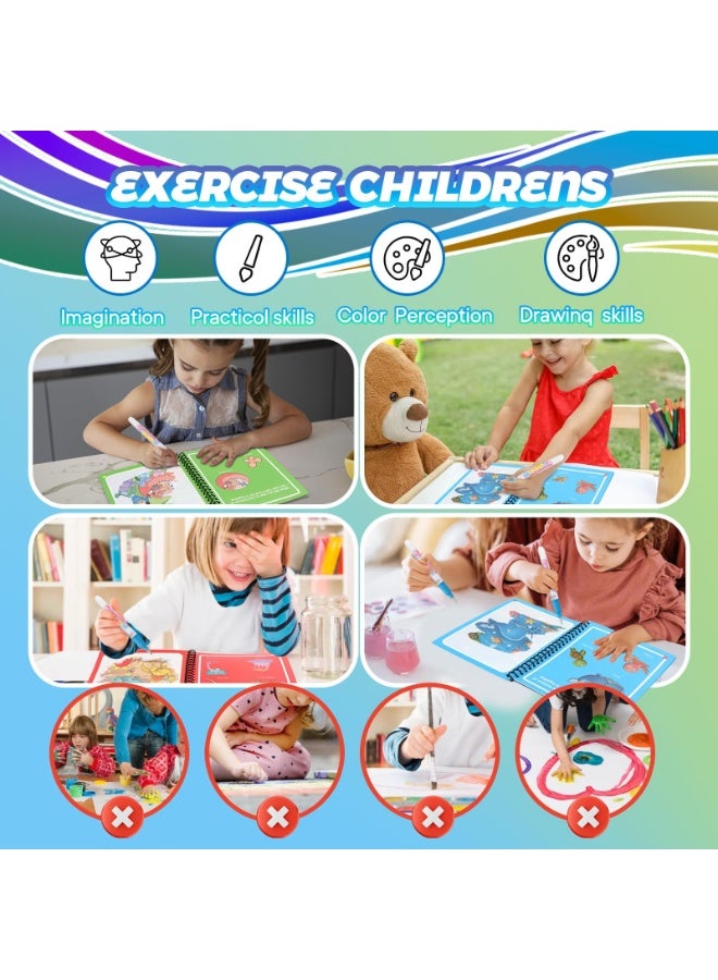 NYVIO 12Pack Kids Party Favors Return Gifts for Birthday Giveaways|Reusable Water Coloring Books for Toddlers| Bulk Mini Toys & Goody Bag Fillers| Small Gifts for Kids, Piñata Stuffers & School Party Giveaways - Image 2