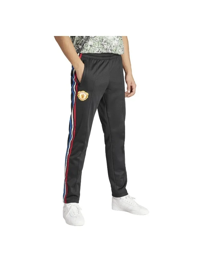 adidas Originals Mufc Sr Og Tp Black Football Pants For Men Xs
