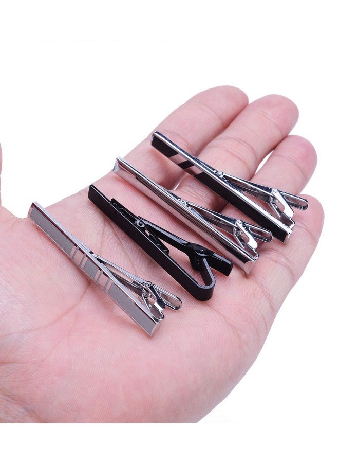 Tornito 4Pcs Tie Clips Set For Men Tie Bar Clip Set For Regular Skinny Ties Necktie Wedding Business Clips For Men  - Image 3