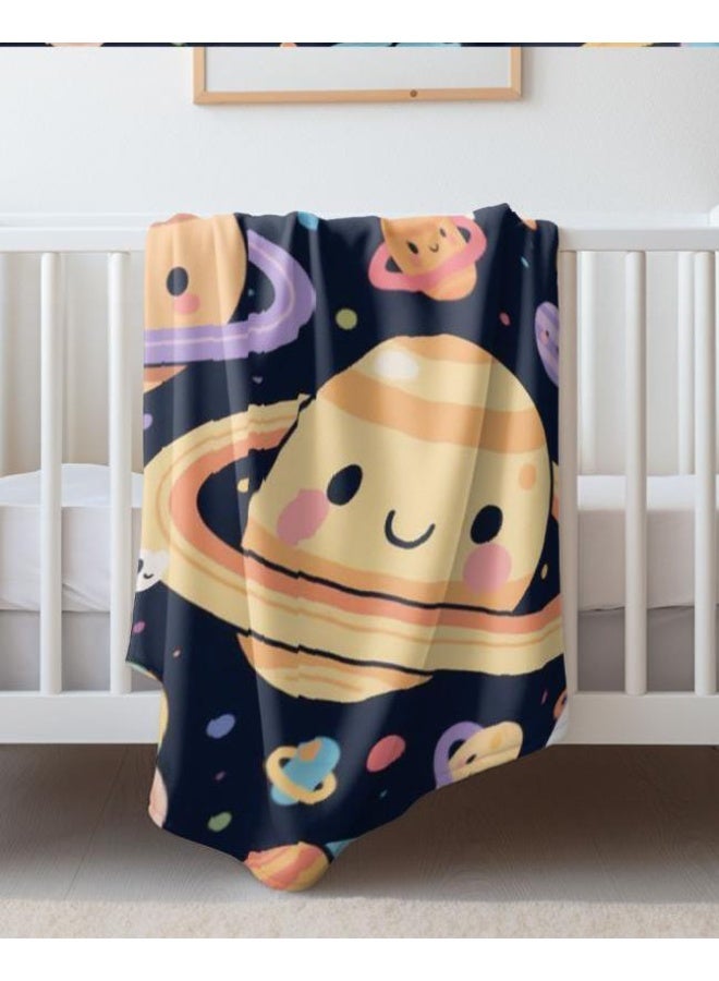 عام بطانية رقيقة من الفانيلا (حرارة ومريحة، ومناسبة للنوم واستخدام اللعبة والغبار والرمل) 150 سم * 200 سم - 525 - Image 1