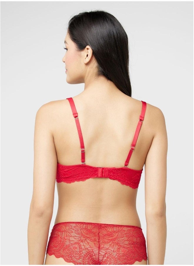 La Senza Lace Detail High Leg Brief  - Image 4