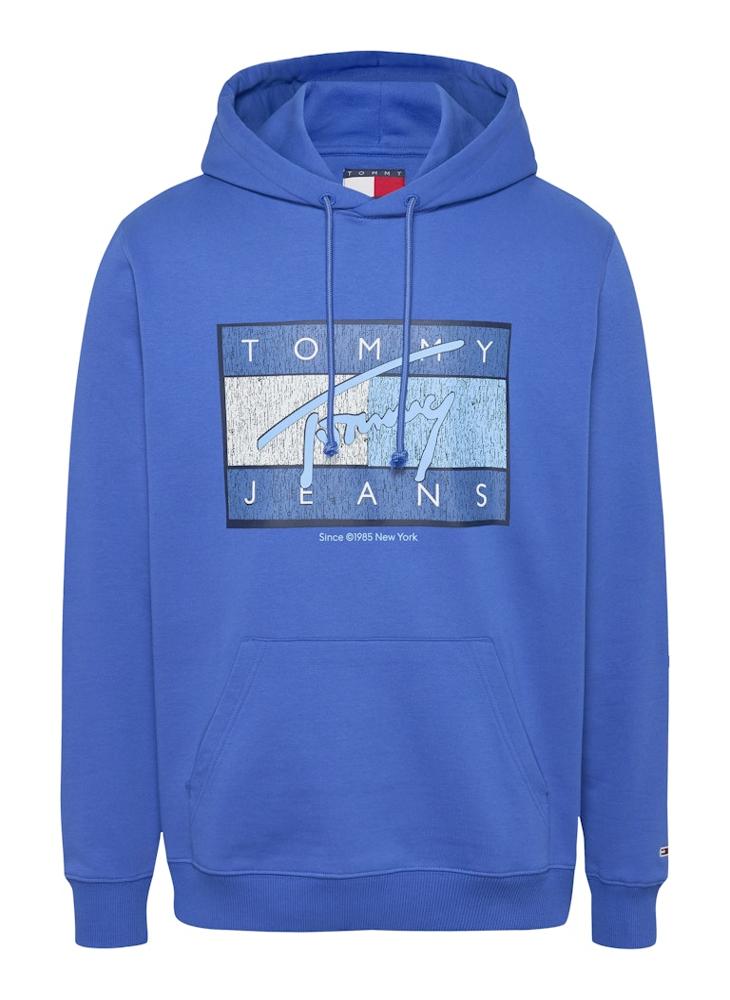 TOMMY JEANS - Print Drawstring  Pull Over Hoodie - Image 1