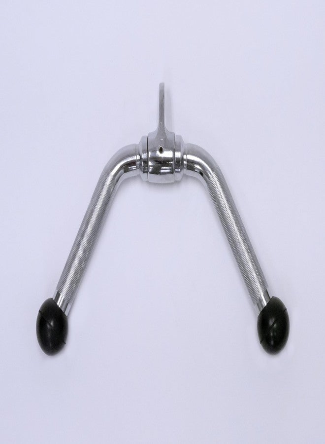 Ader Sporting Goods Ader Tricep Curl Bar Attachment with Revolving Hinge & Snap Link - Image 2
