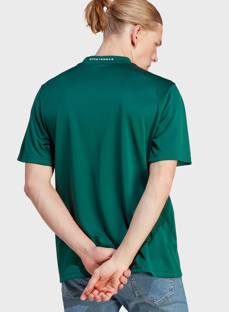 Adidas Mesh-Back T-Shirt