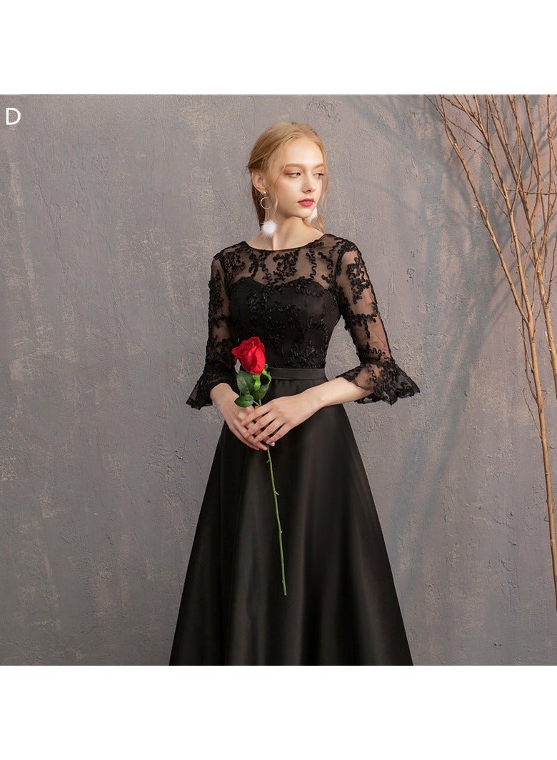 KUYING New Fashionable and Elegant Bridesmaid Dress 