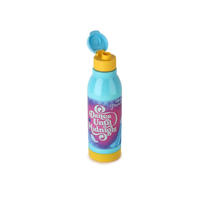 Cello CELLO Lunch On Disney Princess Gift Set Insulated Lunch Box & Water Bottle for Kids Set of 2, Yellow | Leak Proof | Easy to Clean | Ideal for School, Picnic  - Image 3