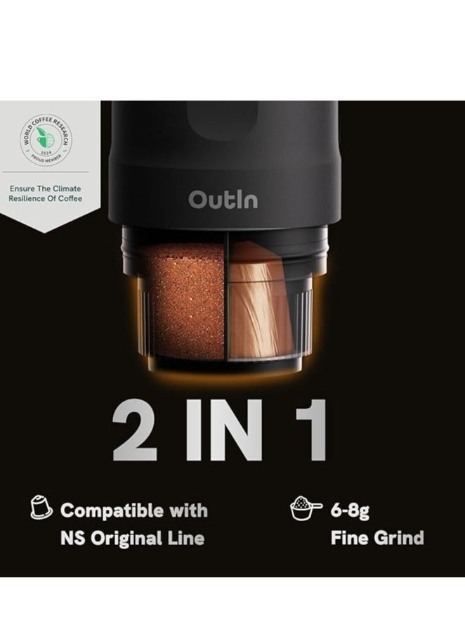 آلة إسبرسو كهربائية محمولة مع 3-4 Minin Self-Heating,Forest Green  - Image 3