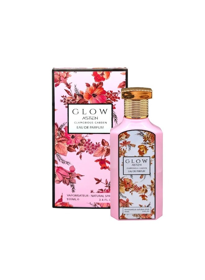استين عطر جلو الحديقة الساحرة 100 مل للنساء من أستين - عطر زهري فاخر مع الجاردينيا، الياسمين، وأزهار الكمثرى - Image 1