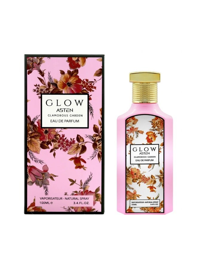 استين عطر جلو الحديقة الساحرة 100 مل للنساء من أستين - عطر زهري فاخر مع الجاردينيا، الياسمين، وأزهار الكمثرى - Image 2