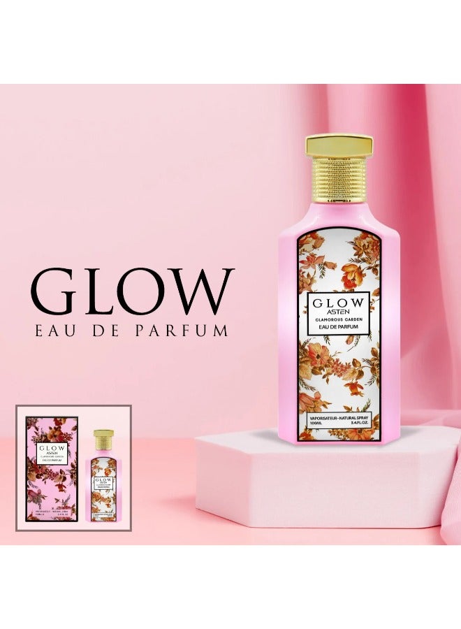 استين عطر جلو الحديقة الساحرة 100 مل للنساء من أستين - عطر زهري فاخر مع الجاردينيا، الياسمين، وأزهار الكمثرى - Image 4