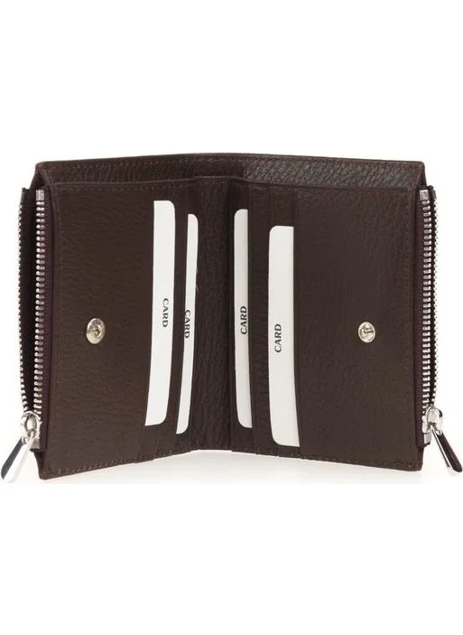 Bilik Deri Bilik Leather Brown Rölax Leather Women's Wallet Bsh 2565