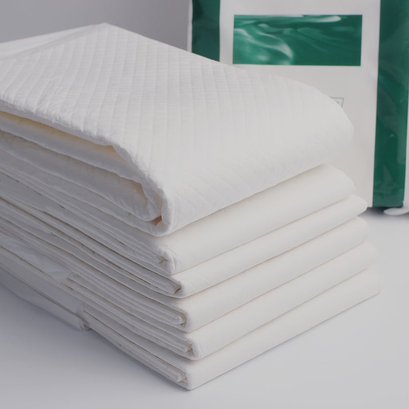 ExtraLarge Care Pads 31.5x59.06inch Disposable High Absorbency For Elderly Incontinence White - Image 2