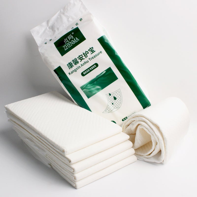 ExtraLarge Care Pads 31.5x59.06inch Disposable High Absorbency For Elderly Incontinence White - Image 1
